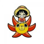 Pin Metálico: One Piece - Luffy On Sunny Head